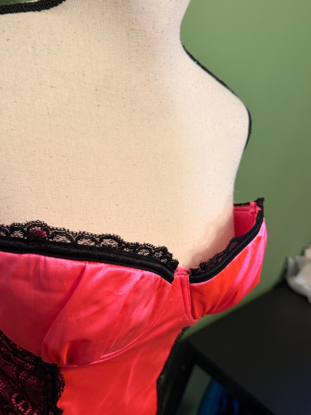 Pink Lace-Trim Bustier Top - Women Intimates - Picture 3 of 9